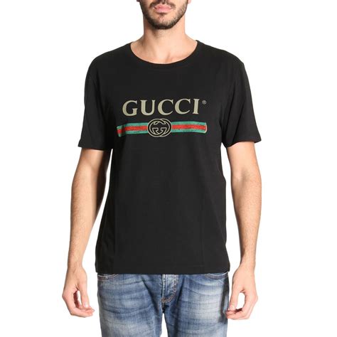 gucci leather t shirt|Gucci t shirt men's outlet.